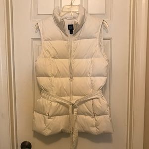 GAP down filled slim line vest